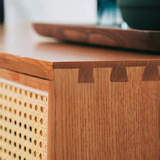 SIGVARD Rustic Solid Wood Shoe Cabinet