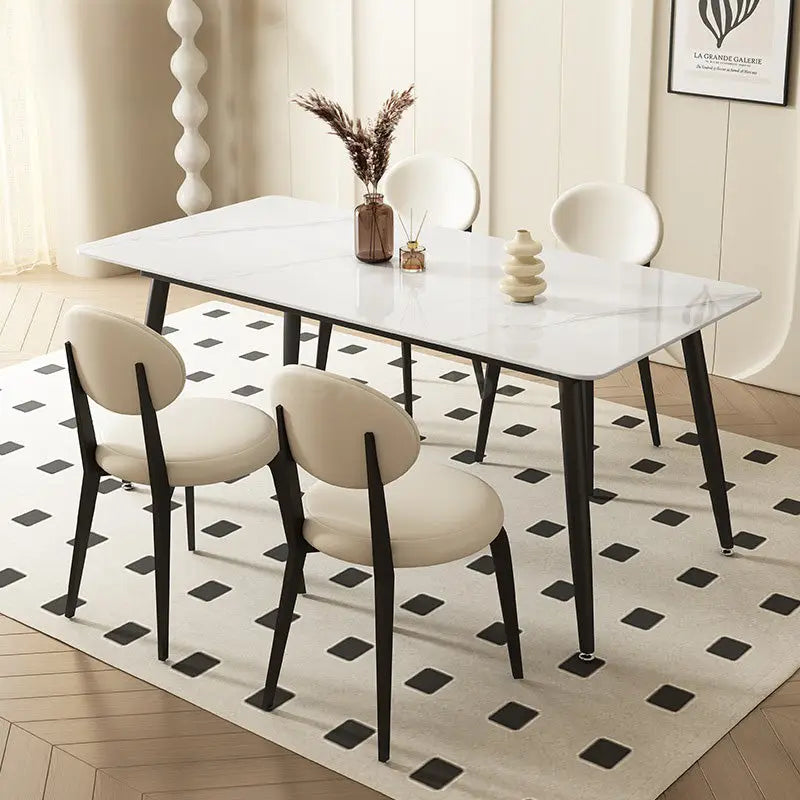 VICTOR Italian Minimalist Dining Table Set