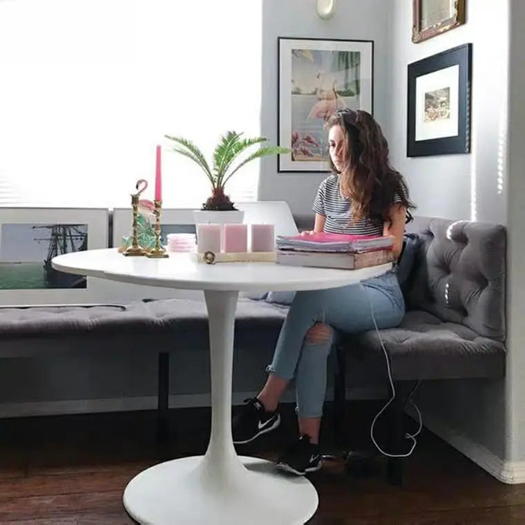 MEMIOR Round Marble Dining Table