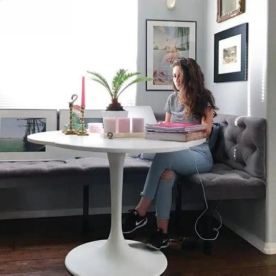 MEMIOR Round Marble Dining Table