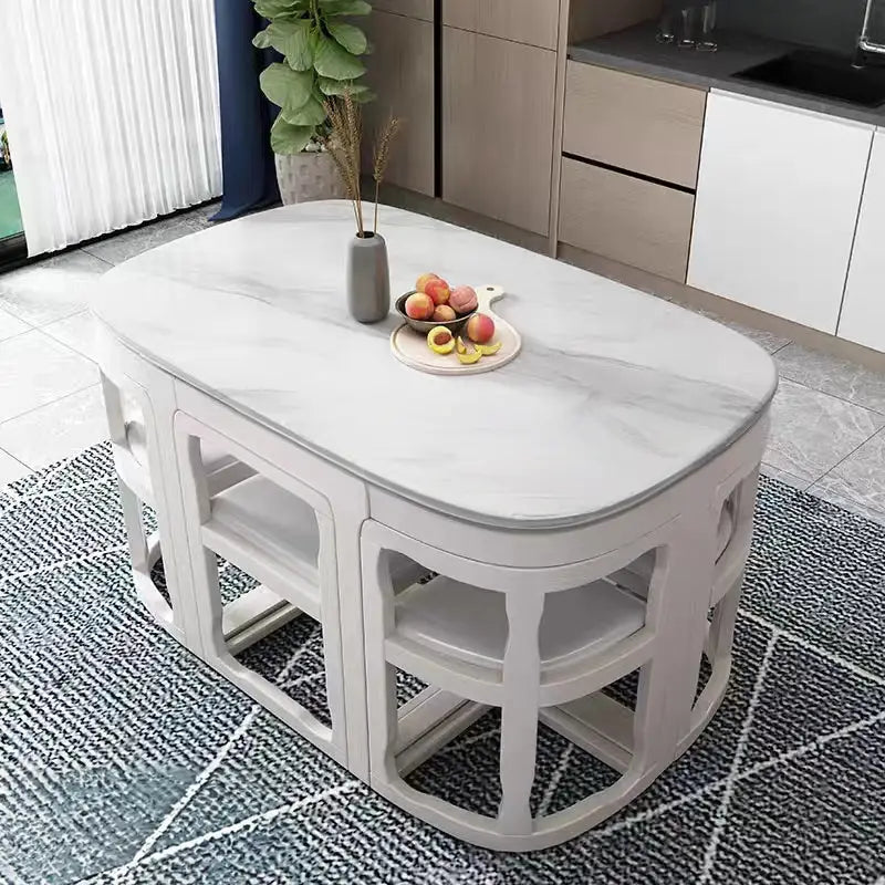 OLIVIER Sintered Stone Dining Table Set