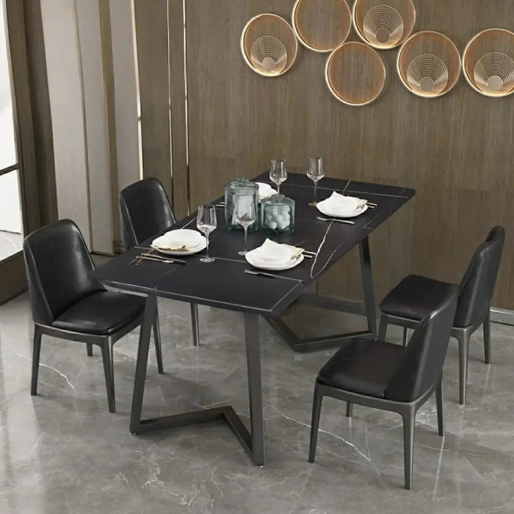 FELICIA Modern Marble Dining Table & Chairs