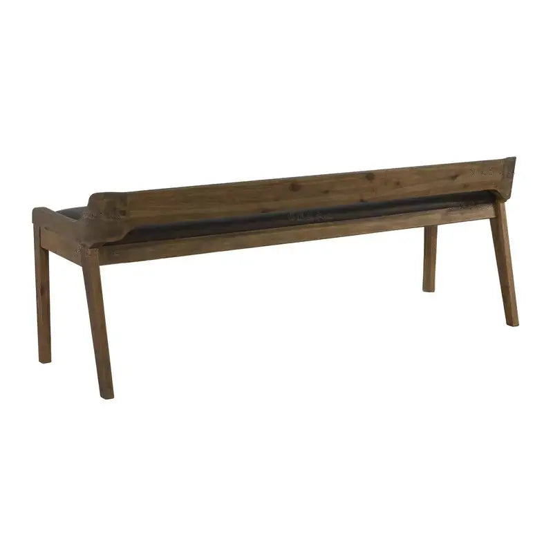 STANISLAS Rustic Solid Wood Bench