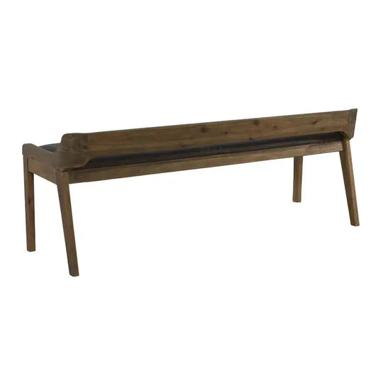 STANISLAS Rustic Solid Wood Bench