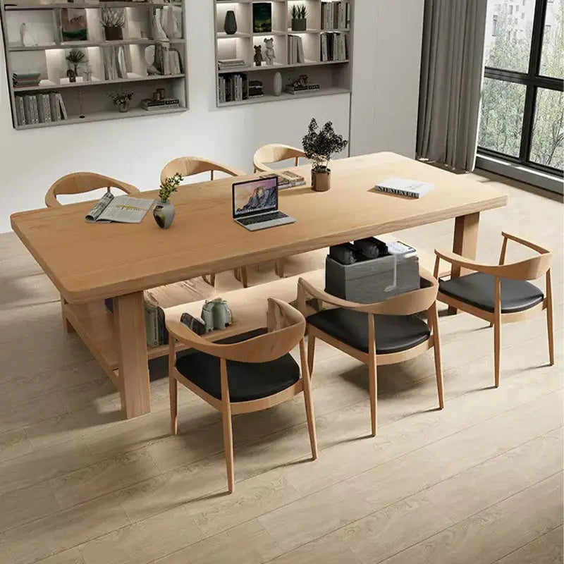 JEFFREY Scandinavian Solid Wood Dining Table