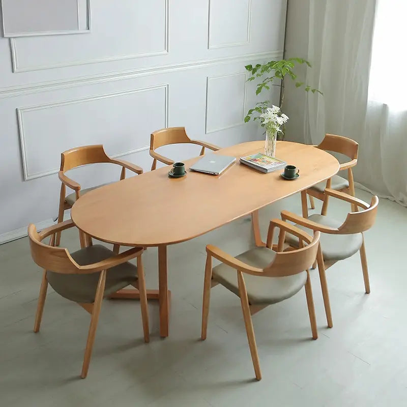 MASS Scandinavian Solid Wood Dining Table