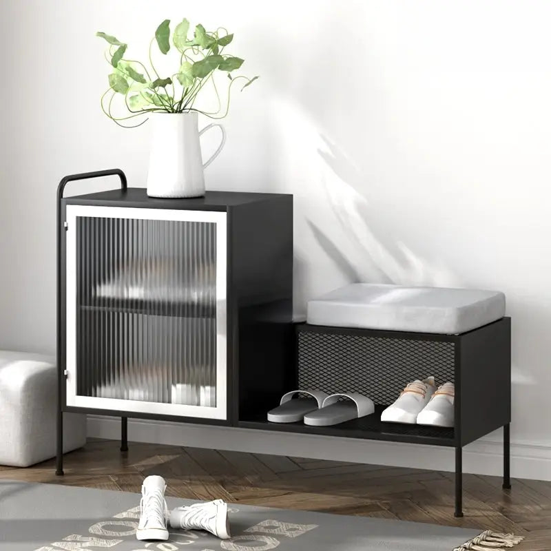 AMBROISE Modern Industrial Shoe Bench