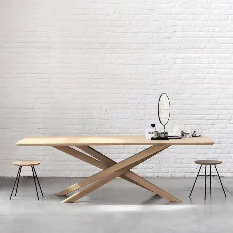LÉO Modern Solid Wood Dining Table