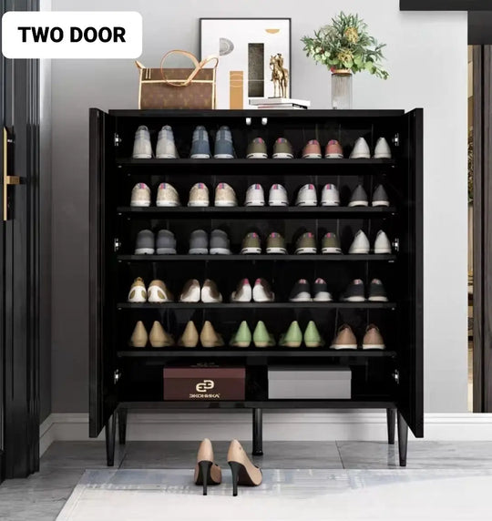 ROXIE Modern Slate Shoe Cabinet