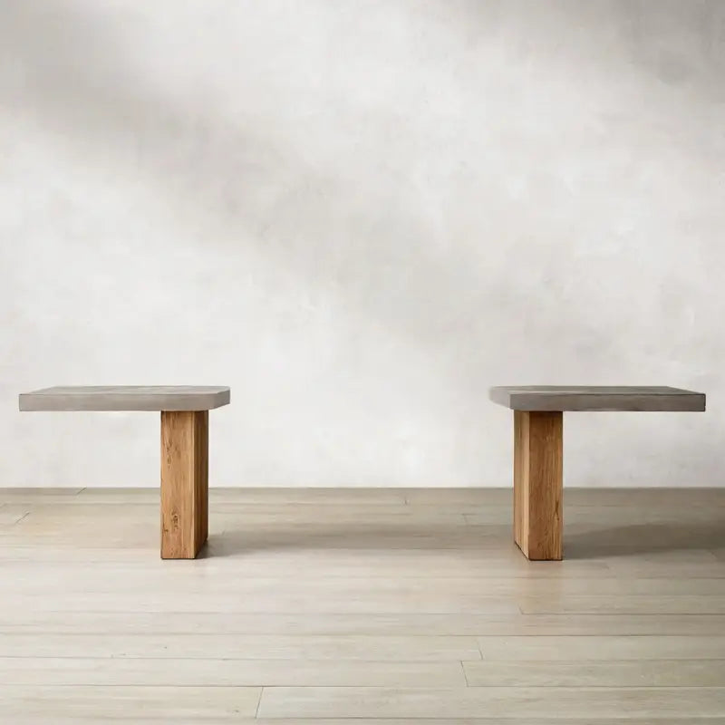 CAPALDI Industrial Concrete Dining Table