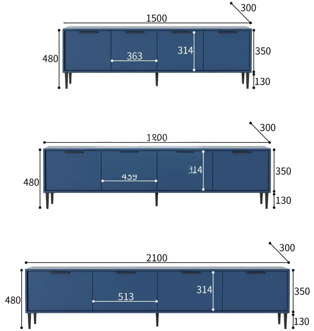 AIMEE Modern TV Console