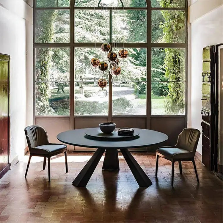 TERRY Solid Wood Round Dining Table
