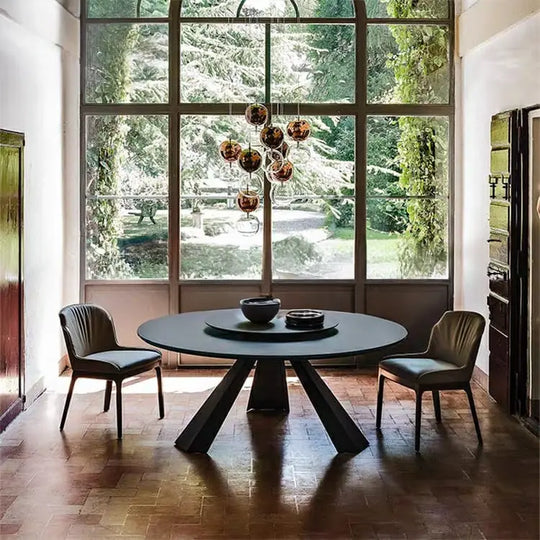 TERRY Solid Wood Round Dining Table