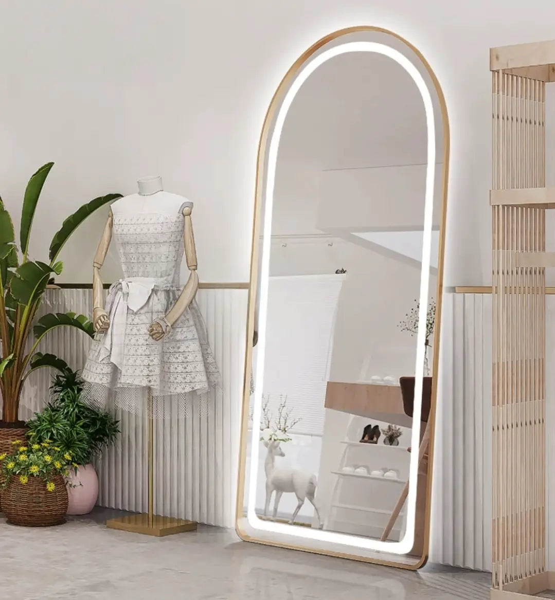 HARBOUR Modern LED Standing Mirror