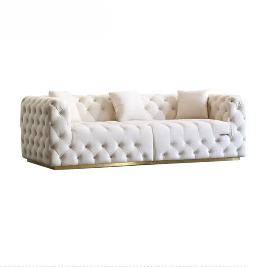 BAYON Victorian Chesterfield Velvet Sofa