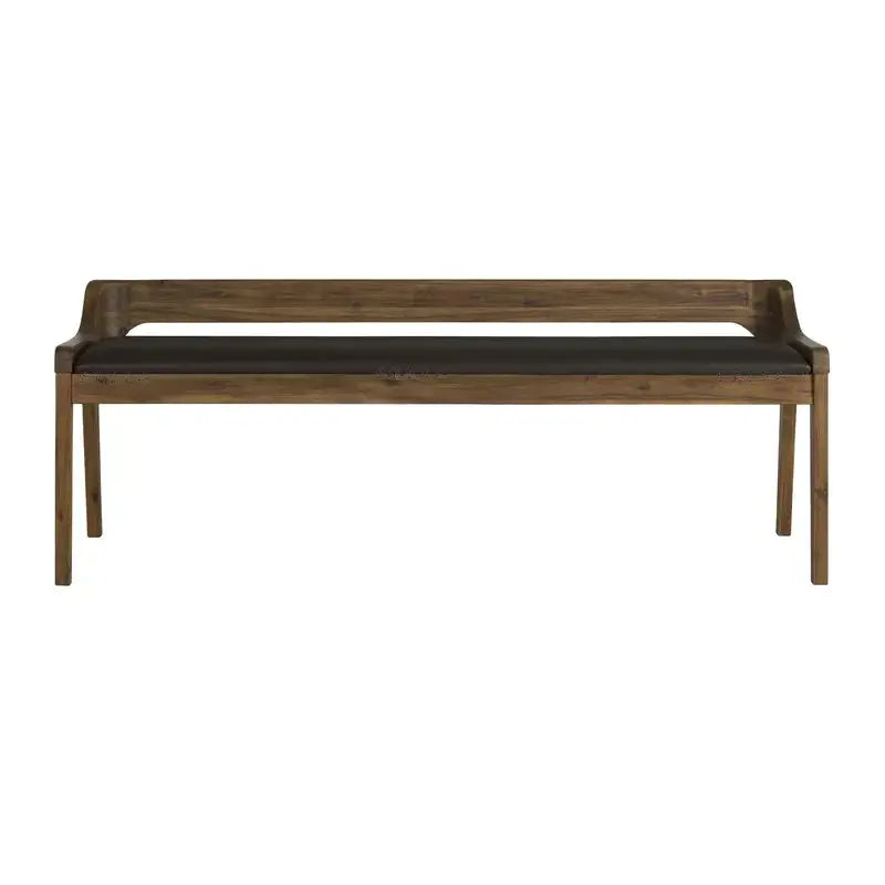 STANISLAS Rustic Solid Wood Bench