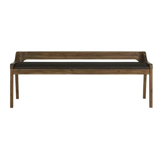 STANISLAS Rustic Solid Wood Bench