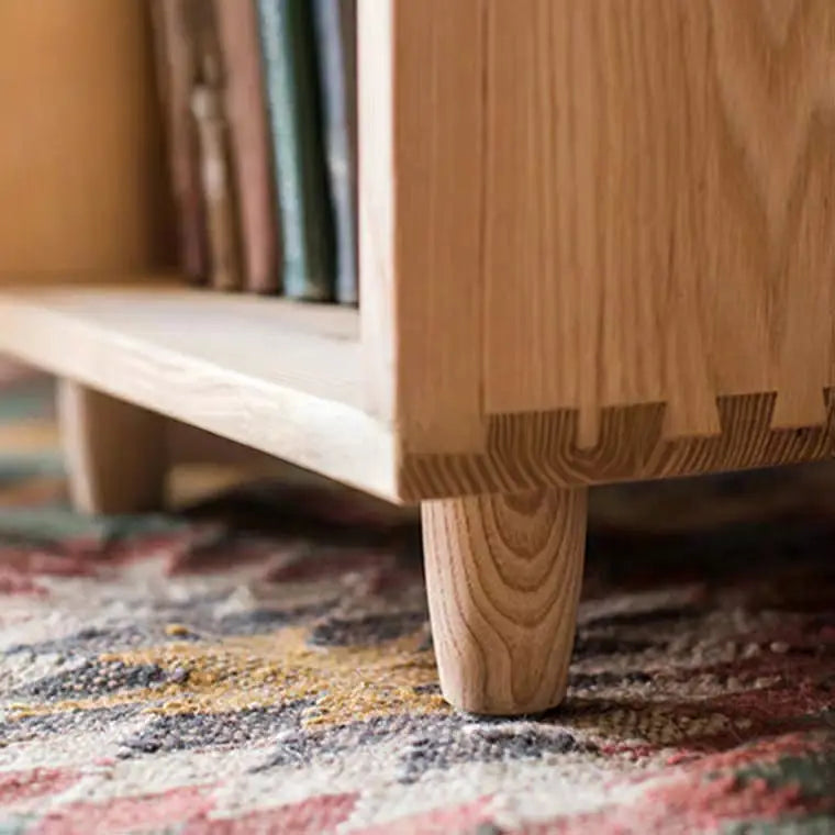 MOBLER Rustic Solid Wood Side Table