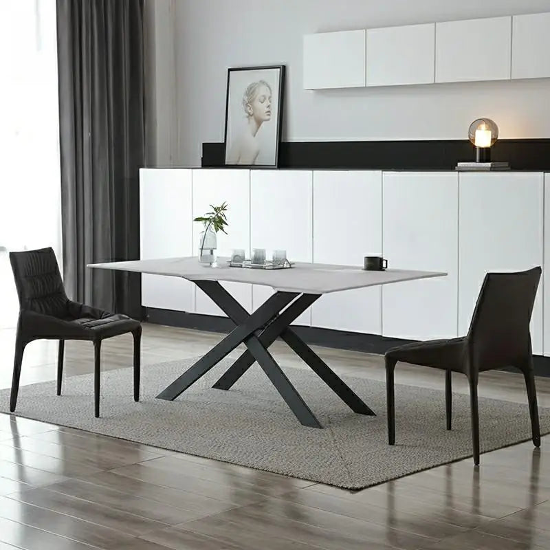 DOMINIC Modern Glass Dining Table