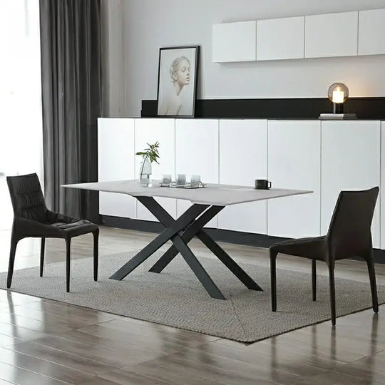 DOMINIC Modern Glass Dining Table