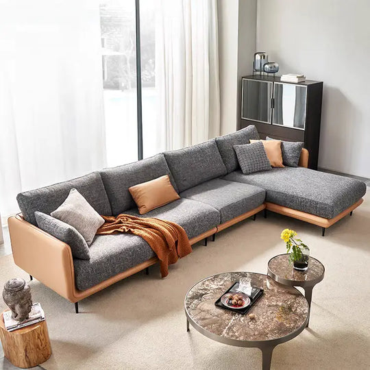 NOAH Modern Fabric Sectional Sofa