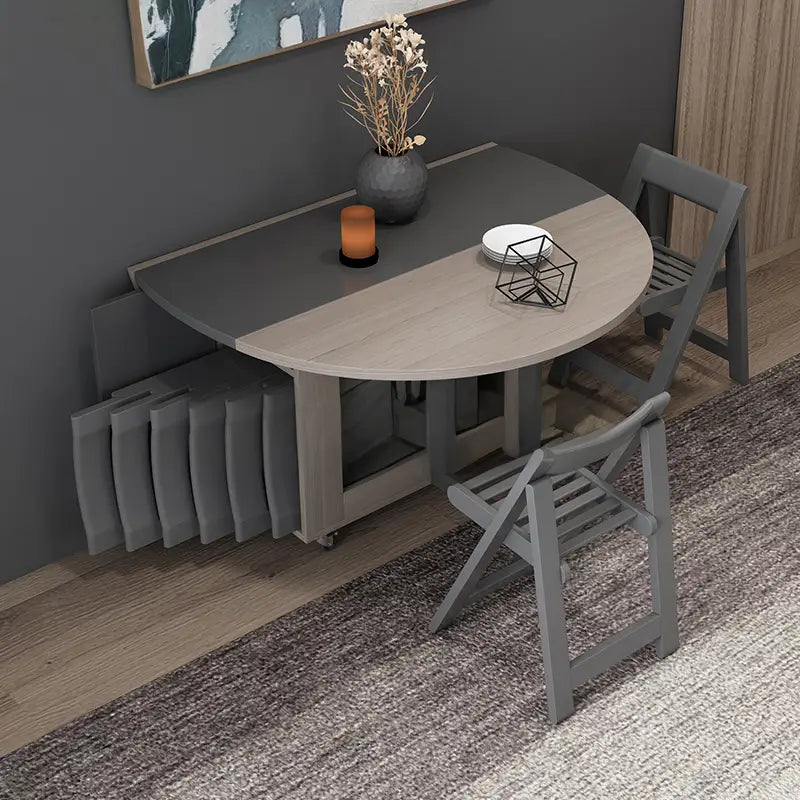 NUIES Modern Extendable Dining Table