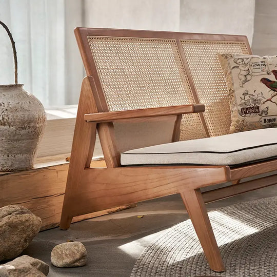 POP Rustic Rattan Sofa