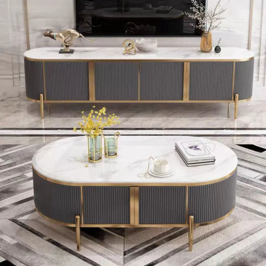 ADRIEN Modern TV Console & Coffee Table