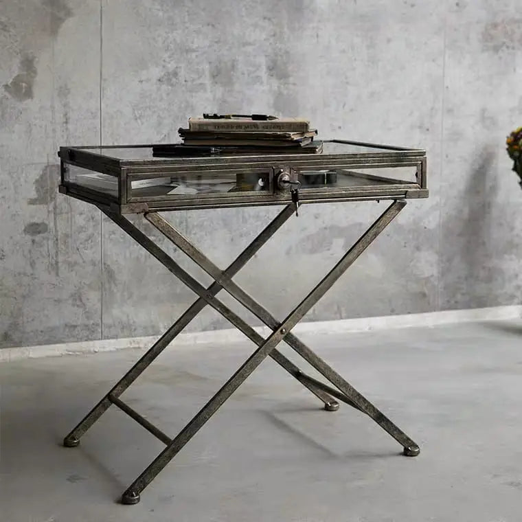 BEOUNS Industrial Side Table Tray