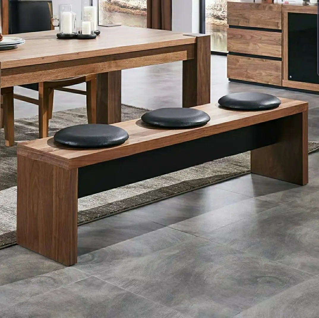 AUGUSTIN Rustic Solid Wood Dining Bench