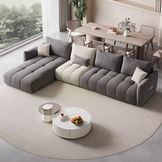 TERIZLA Modern Velvet Sofa