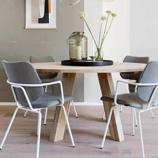 SONDER Rustic Solid Wood Round Dining Table