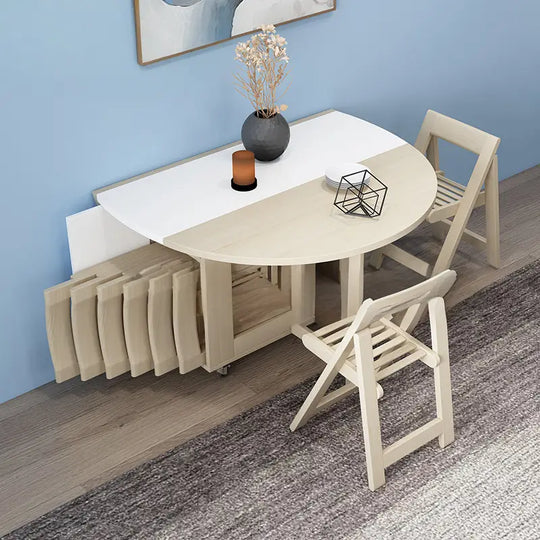 NUIES Modern Extendable Dining Table