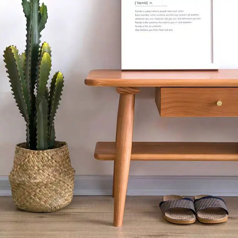 PONTE  Rustic Solid Wood Hallway Bench