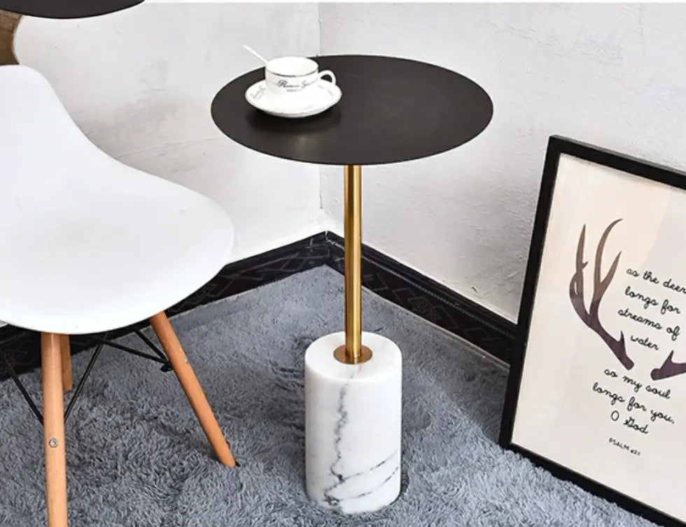 ÉCORCE Modern Marble Side Table