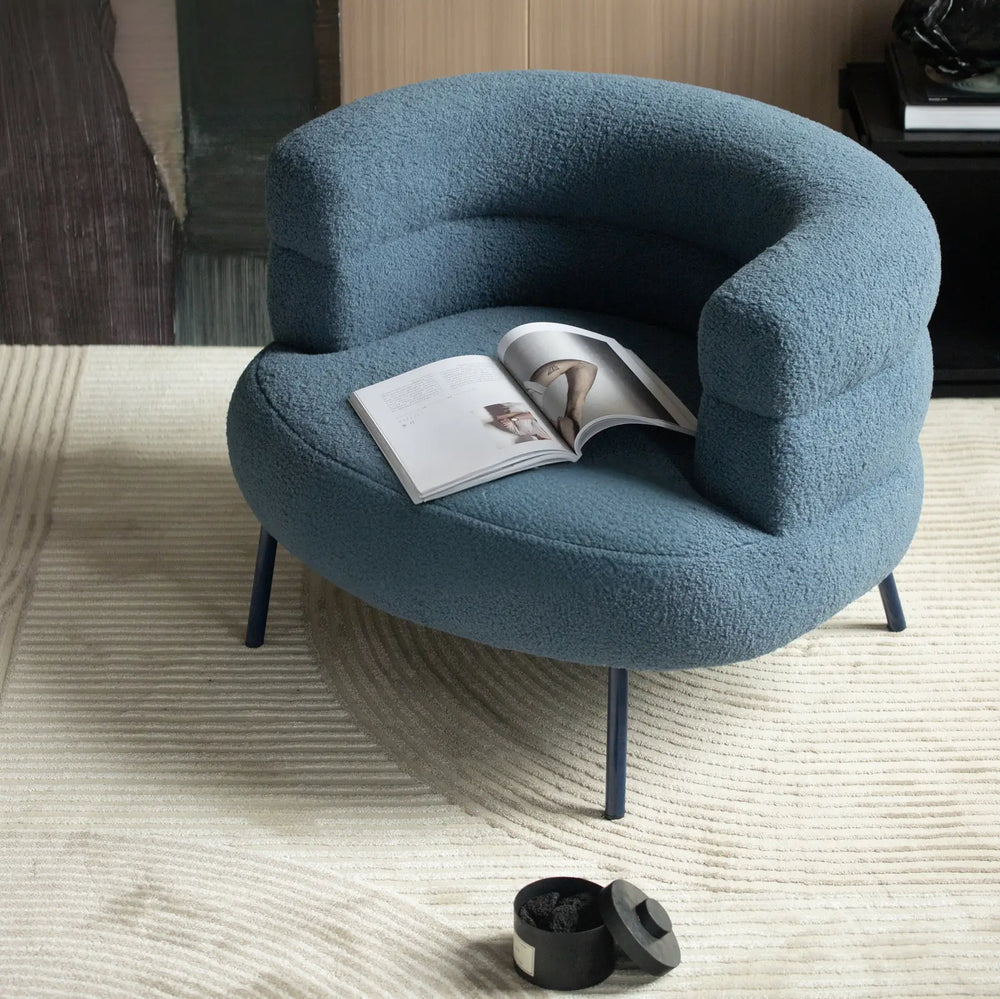 TAVARES Modern Boucle Armchair