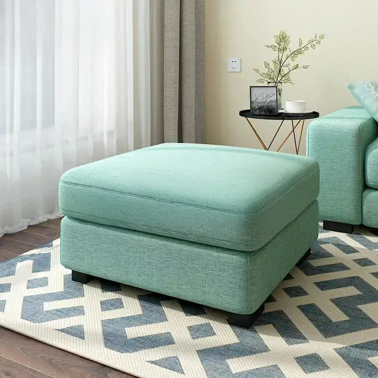 SÉBASTIEN Modern Fabric Ottoman