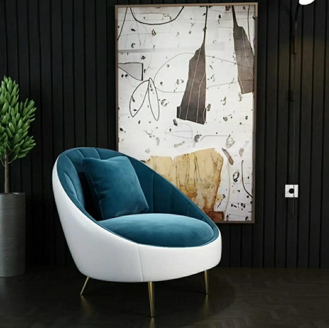 LEXINGTON Modern Velvet Armchair