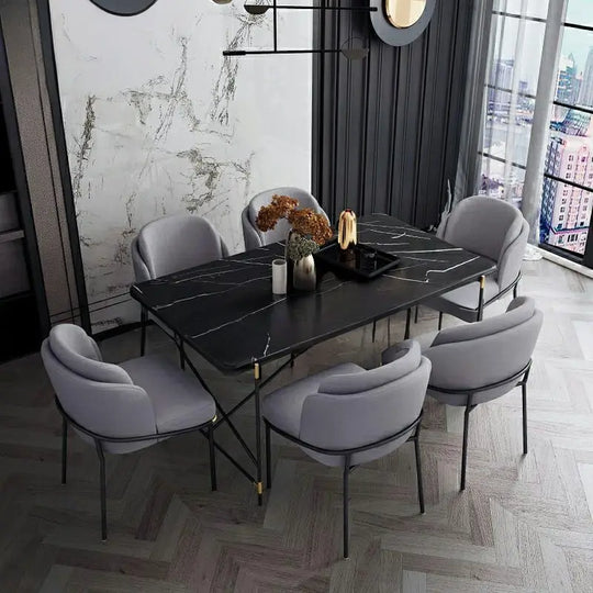 ODESSY Modern Marble Dining Table
