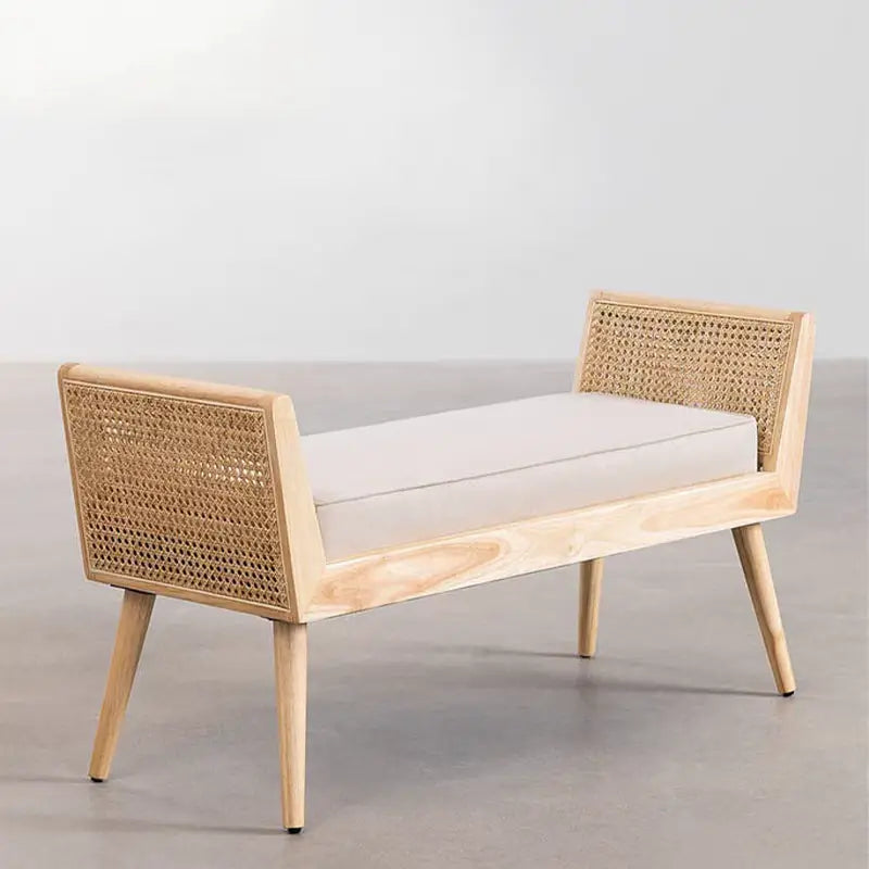 ANONA Rustic Solid Wood Bench