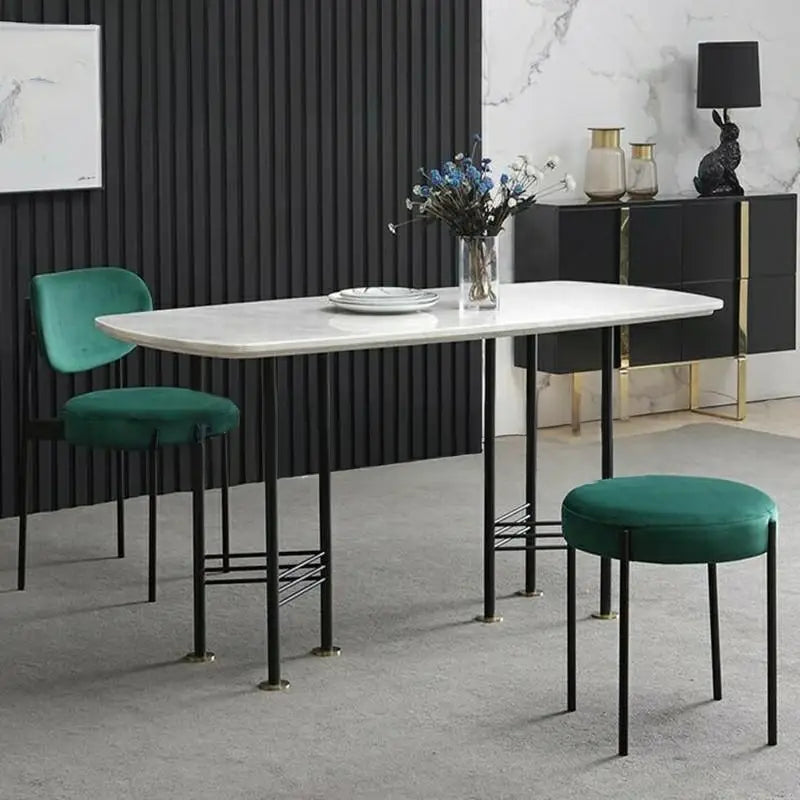 TAURY Modern Velvet Stool