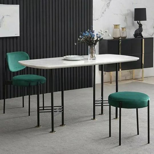 TAURY Modern Velvet Stool