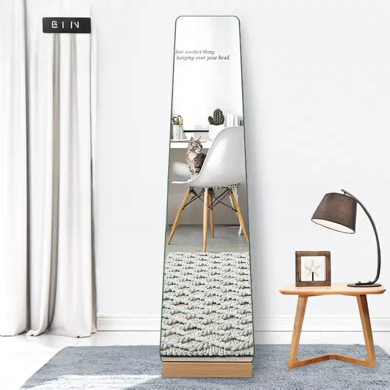 AXEL Scandinavian Solid Wood Standing Mirror