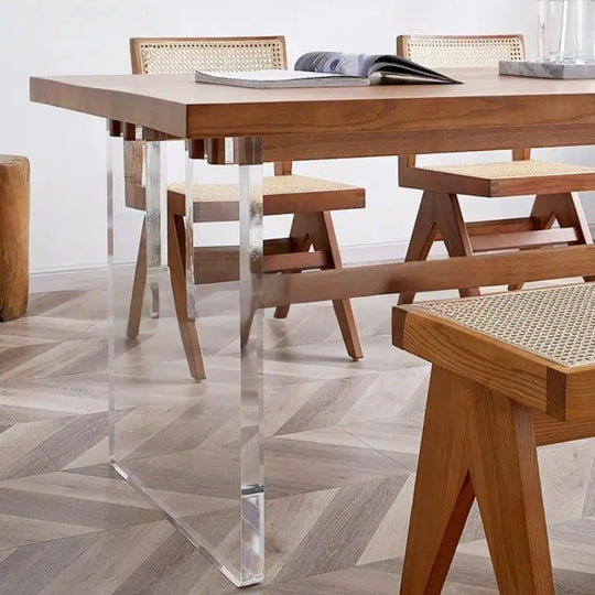 VICENTE Modern Solid Wood Dining Table
