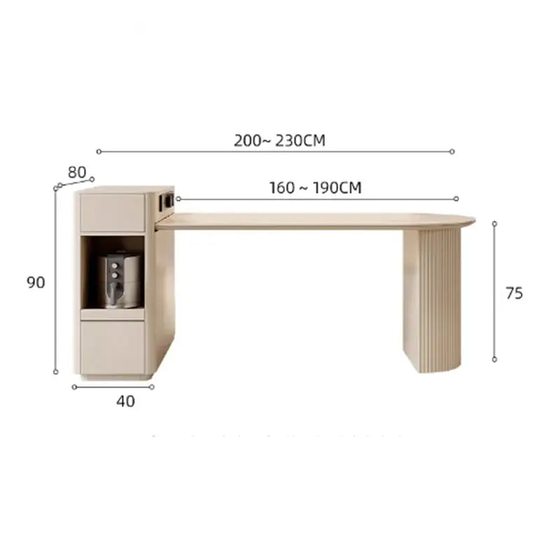 HADRIA Minimalist Sintered Stone Dining Table