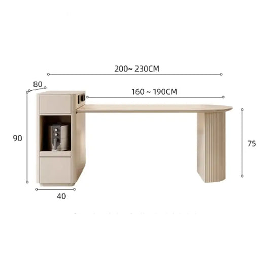 HADRIA Minimalist Sintered Stone Dining Table
