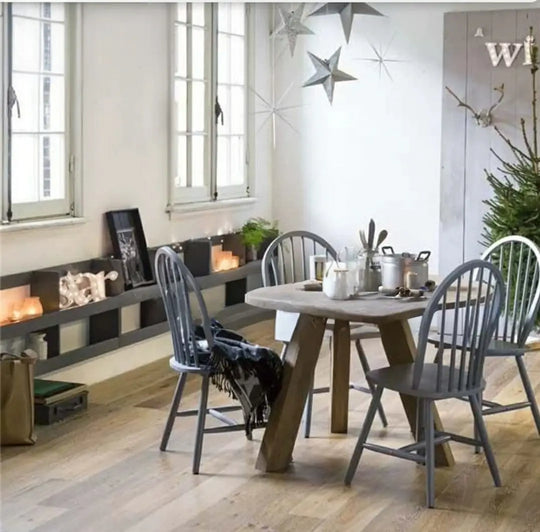 SONDER Rustic Solid Wood Round Dining Table