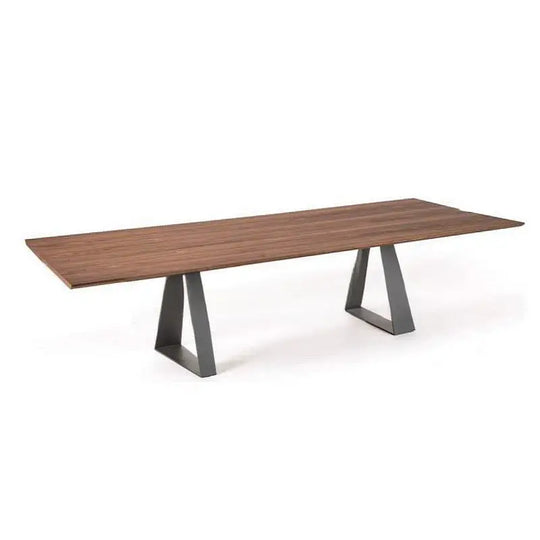 TRACÉ Rustic Solid Wood Dining Table