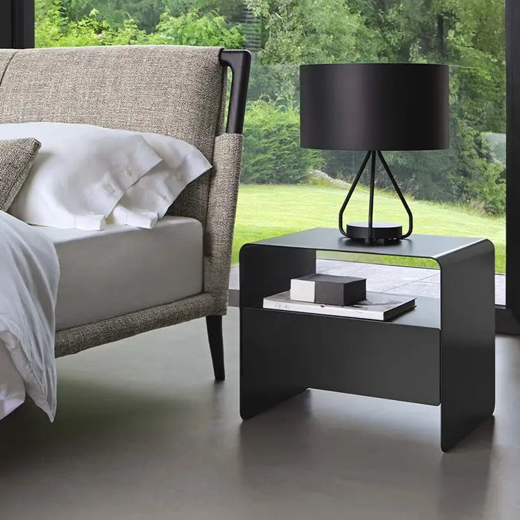 MAY Modern Metal Bedside Table