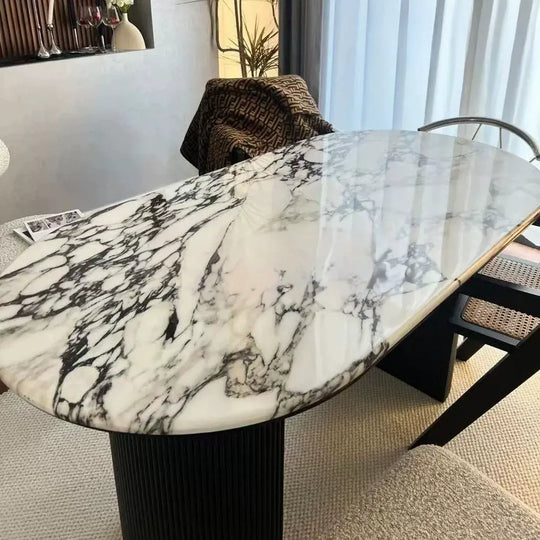 MALCOLM Modern Sintered Stone Dining Table